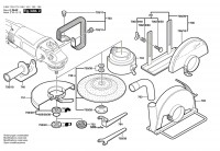 Bosch 0 601 753 173 Gws 23-180 + Sds Angle Grinder 230 V / Eu Spare Parts